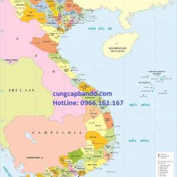 Bản đồ hành chính Việt Nam khổ lớn giá rẻ