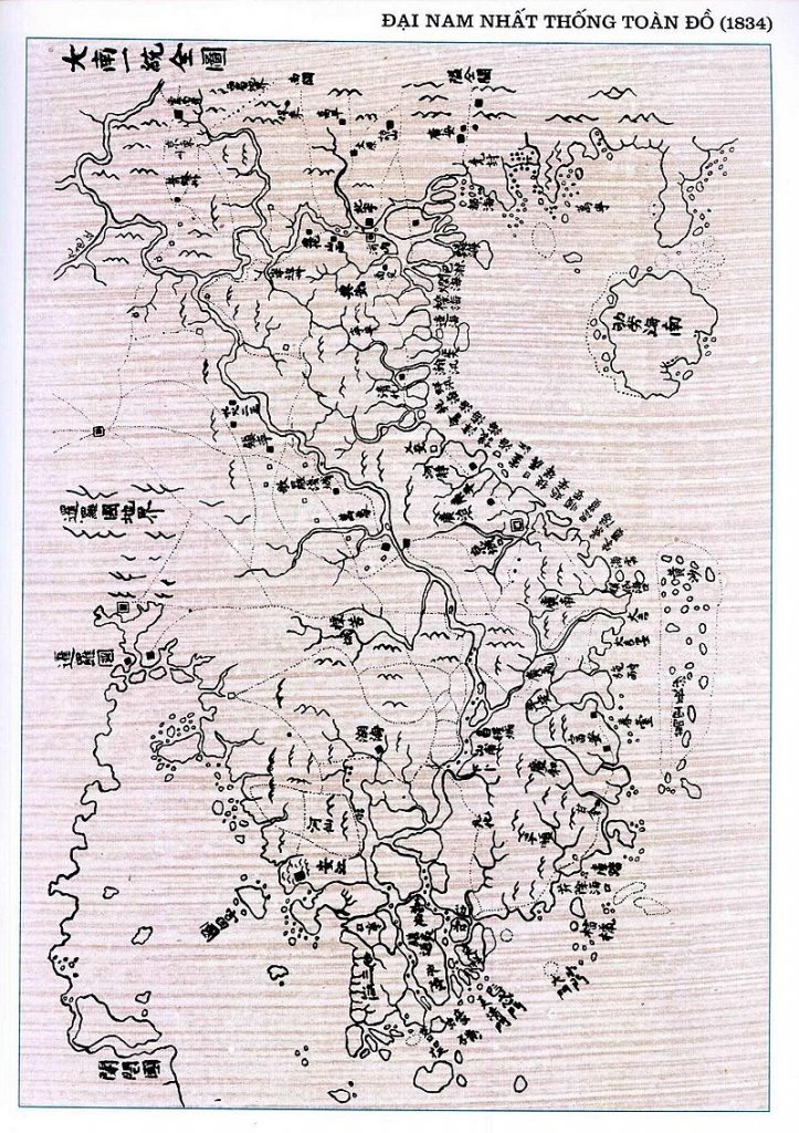 Bản đồ hành chính Việt Nam thời Minh Mạng