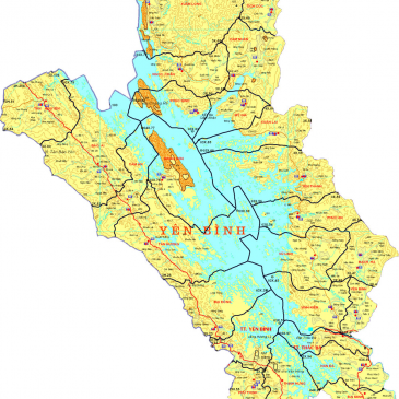 Mua bản đồ hành chính huyện Yên Bình tỉnh Yên Bái ở đâu uy tín