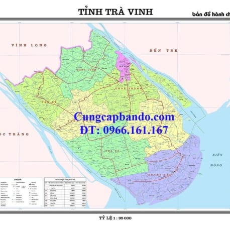 Ban do tinh tra vinh