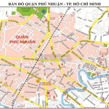 Ban do quan Phu Nhuan thanh pho ho chi minh